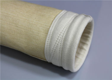 China Water Treatment Aramid Filter Bag Round Oval Flat Shape 500gsm For Petrochemical Industry supplier