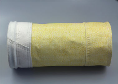 China Woven Aramid Filter Bag , Meta Aramid Felt Fiber Socks 100-260°C Working Temperature supplier
