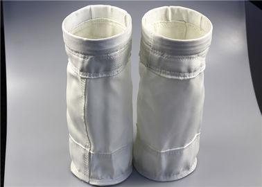 China Non Elongation Dust Filter Bag , Cloth Filter Bags High Efficiency Heat Treatment supplier