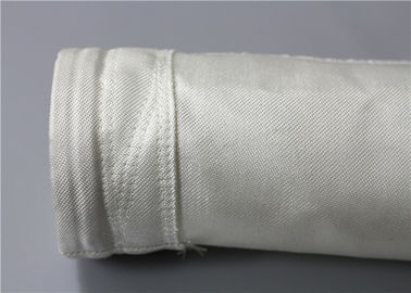 China Long Tube Fiberglass Filter Bag , Non Woven Filter Bags Flame Retard supplier