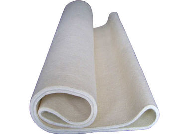 China Cotton Air Slide Cloth , Solid Woven Belt Needle Polyester Clear Flat Stable supplier