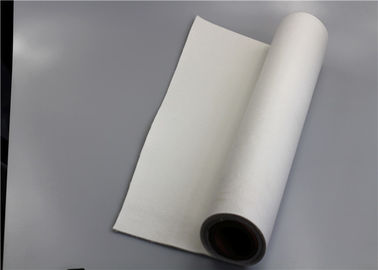 China White Polyester Filter Material Excellent Tear Resistance Flawless Finish Soft Texture supplier