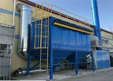 China Industrial Pulse Bag Baghouse Filtration Boiler Dust Collector 4200m3 / H Airflow supplier