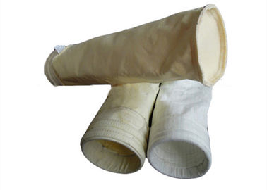 China Power Station Polyester Felt Filter Bag / Vacuum Cleaner Paper Bag 500 - 700 G/M2 supplier