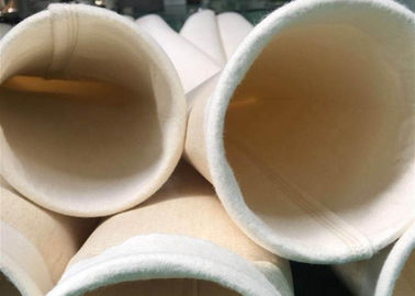 China Non Woven Nomex / Aramid Filter Bag Industrial Dust Bag Abrasion Resistance supplier