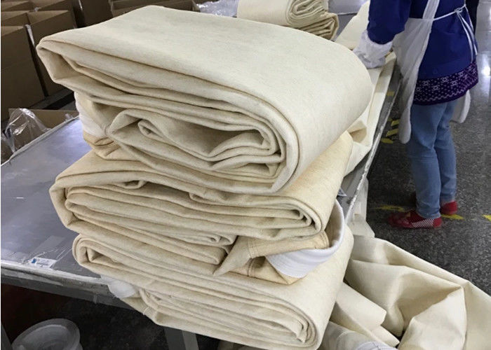 Cement Filter Socks Aramid Filter Bag Synthetic Fiber Easy Installation