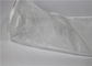 100 300 Micron Food Grade Fabric Nylon Filter Bag White Color Post Heat Setting supplier