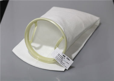 High Temperature Nylon Mesh Filter Bags Sewn Construction Glazed Finish Non Woven supplier