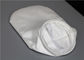 100 300 Micron Food Grade Fabric Nylon Filter Bag White Color Post Heat Setting supplier