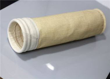 Water Treatment Aramid Filter Bag Round Oval Flat Shape 500gsm For Petrochemical Industry supplier