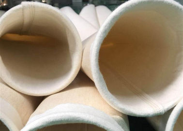 Non Woven Nomex / Aramid Filter Bag Industrial Dust Bag Abrasion Resistance supplier