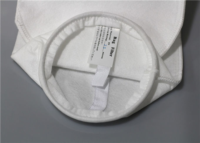 100 300 Micron Food Grade Fabric Nylon Filter Bag White Color Post Heat Setting