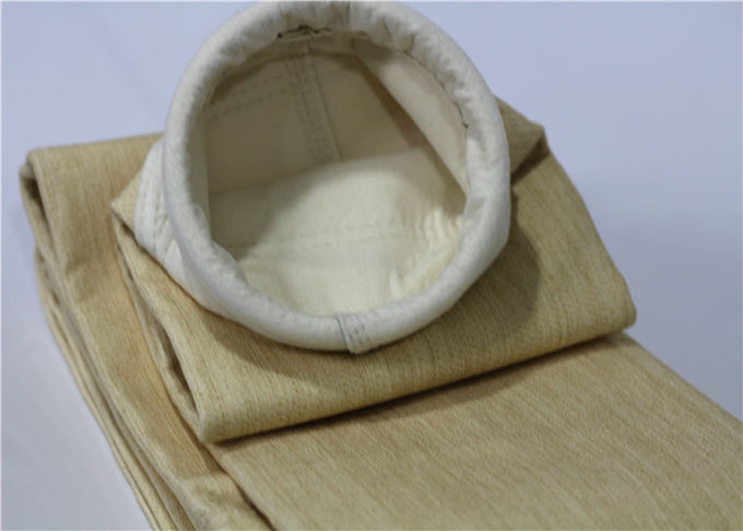 Strong Retention Rates Aramid Filter Bag Heat Flame Resistant Dimensional Stable