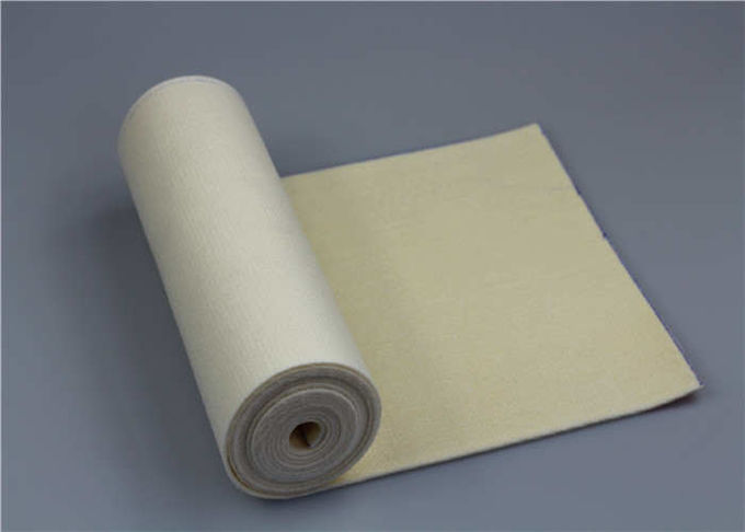 Cylindrical Bag Needle Felt Filter Cloth , Acrylic Poly Synthetic Filter Fabric Polyacrylonitrile