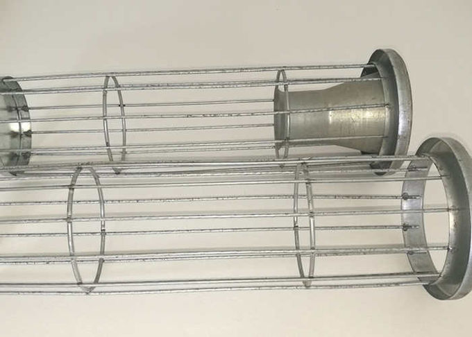 Stainless Steel 8 Dust Collector Cages Compact Structure High Temperature Resistance